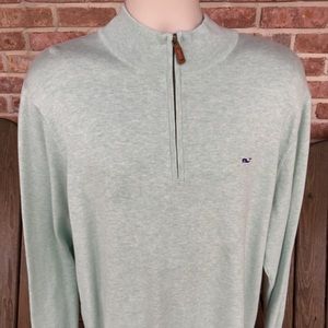 NWOT Vineyard Vines Light Green Sweater XL Cotton